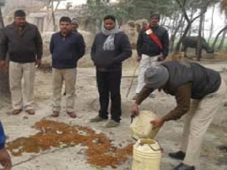 Heat, on the bases of illegal alcohol
