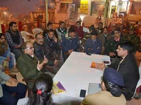For Clean Ganga's ghat Dm speak people 