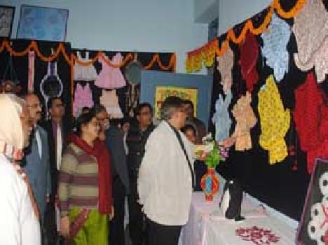 The annual exhibition of the children showed talent