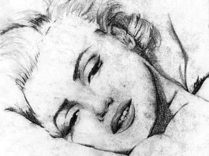 man paints in his sleep
