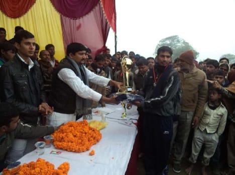 Dharmendra Yadav first in race