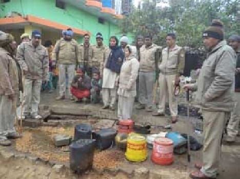 Raided two arrested