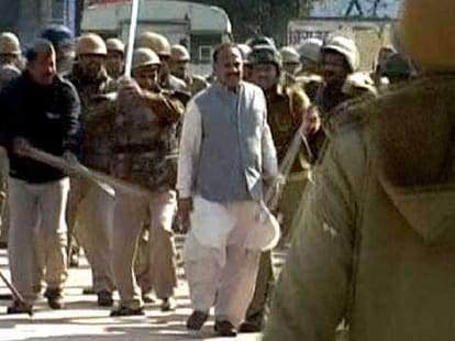 who is behind disturbane in bareilly.