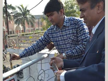 terrorist connection of illegal phone exchange in meerut.