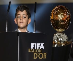  junior ronaldo says, my father is not best