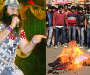 protest against film msg 