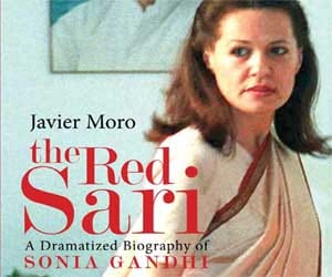 the red sari book based on sonia gandhi life now available in india