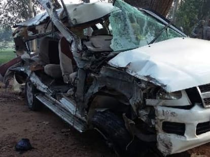 Congress MLA Mohammad Saddiq Car Accident, Young Man Dead