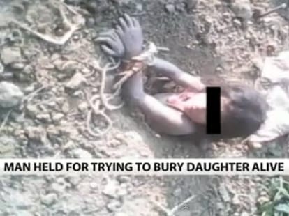 Man Tries to Bury ten Year Old Daughter Alive