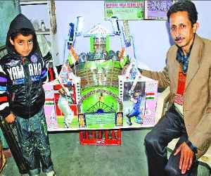 built of 'stadium' for Passion of God of Cricket Sachin Tendulkar