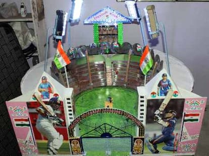 built of 'stadium' for Passion of God of Cricket Sachin Tendulkar