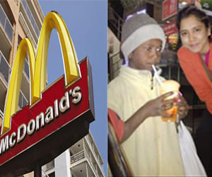 McDonalds Pune throws street kid out