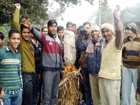bjp ne kiya pradershan