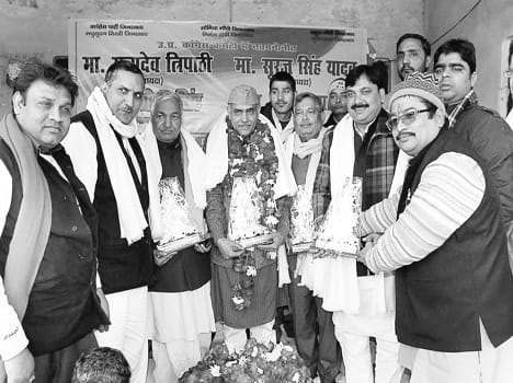 Congress leader welcomed everywhere 