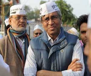 AAP blames bjp in delhi election