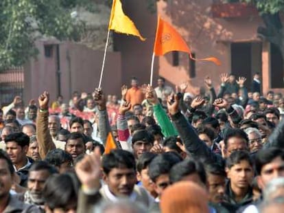 bjp work with vhp and bajrang dal
