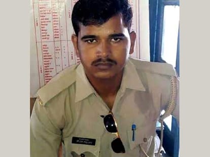 constable gaurav raped victim.