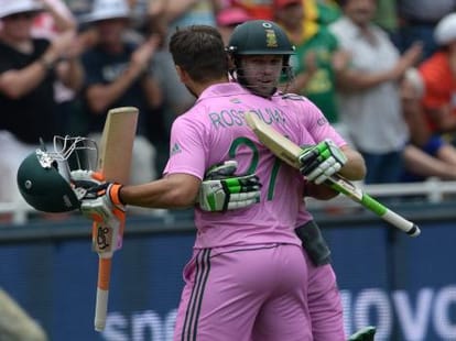 SA beat WI in second ODI by AB de Villiers s record Innings