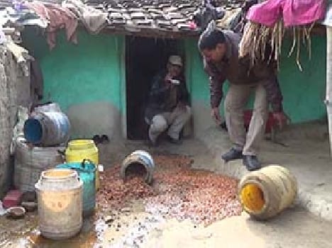 Heat, on the bases of illegal alcohol