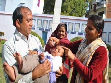 59 per cent of the children Poliorodhi dose 
