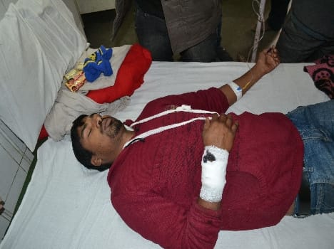 murderer threw stone before firing