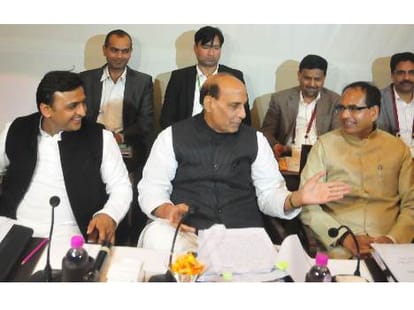 Rajnath Singh promises money for development in UP.