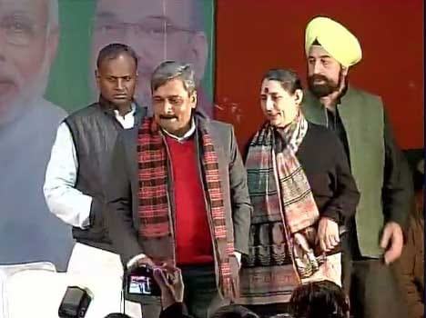 Congress former mlc Krishna tirath joins bjp.