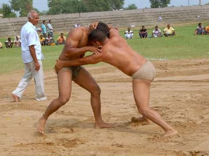 kushti dangal in solan.
