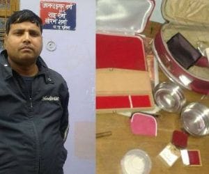 Loot in constable house in sarojni nagar.