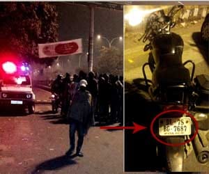 police personal doing disgraceful thing with woman in uniform in noida.