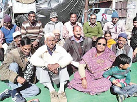 against encroachment panchayat president