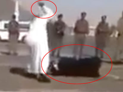 Horror video shows woman beheaded in Saudi Arabia 