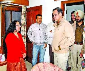 robbery in BJP leader home at mohali