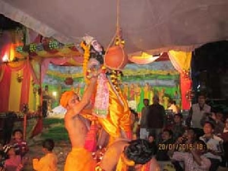 Rukmini appeared tableau of marriage
