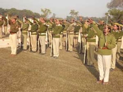 Rehearsal of the Republic Day parade