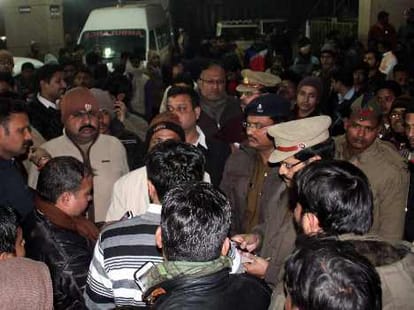 Bomb attack on a lawyer in Lucknow.