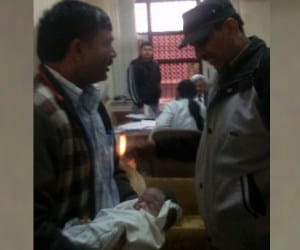 Newborn bitten by dogs in PGI
