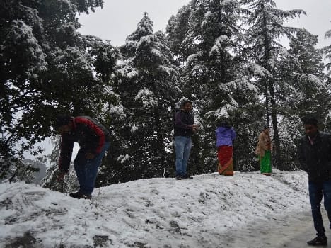 nainital snow