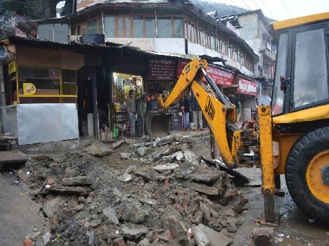 Encroachment removed