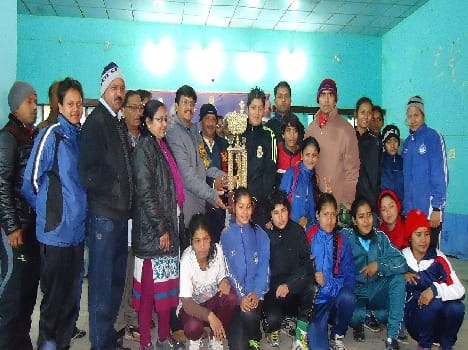 State-level Women's football Pauri has defeated Almora
