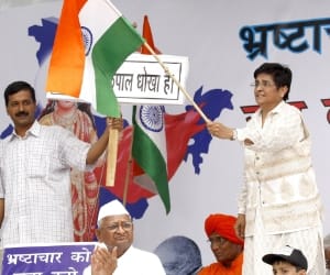 Anna's face in the Battle of Delhi
