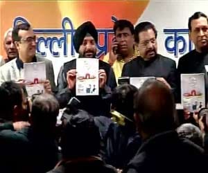 Congress releases manifesto for delhi assembly election