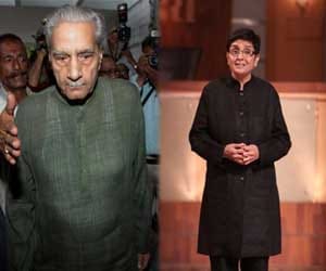 Shanti bhushan denied to meet kiran bedi