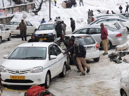 snowfall in himachal, rainfall in shimla.