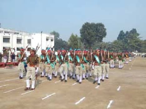 Rehearsal of the Republic Day parade