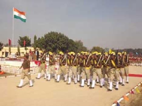 Full dress rehearsal of the Republic Day parade 