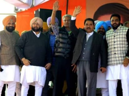 captain amrinder singh rally in punjab