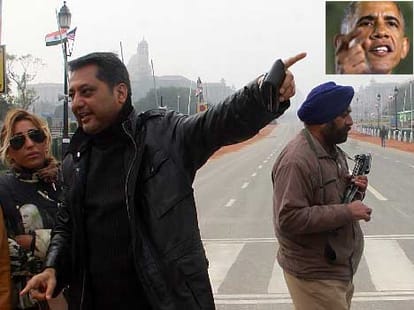 Tight security in delhi due to Obama visit