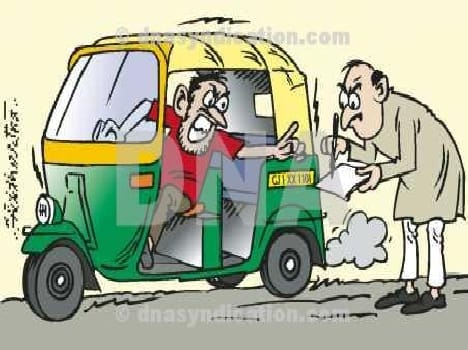 Case against 350 auto rikshaw drivers