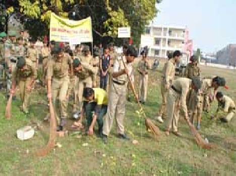 Bchchaen aware of sanitation